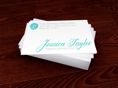Dance Factory Business Cards