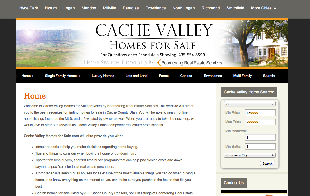 Cache Valley Homes for Sale
