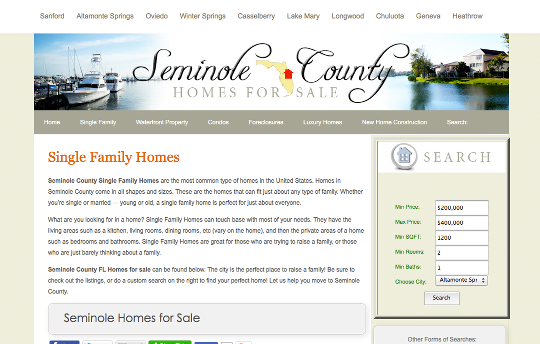 Seminole County Homes